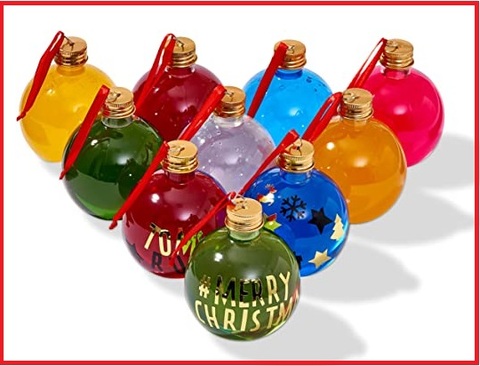 Palle di natale da riempire alcool | Grandi Sconti | Palle e palline per il Natale