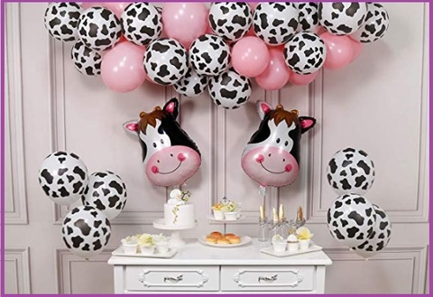 Palloncini mucca colorati