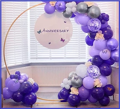 Palloncini viola metallizzato