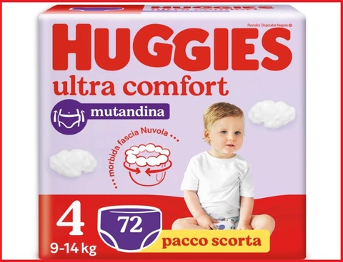 Pannolini taglia 3 huggies bimbo