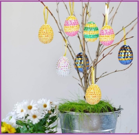 Uova da appendere grandi | Grandi Sconti | Decorazioni Pasqua Occorrente