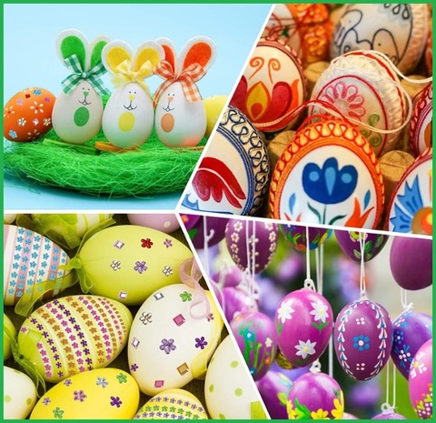 Uova pasqua da decorare fai da te