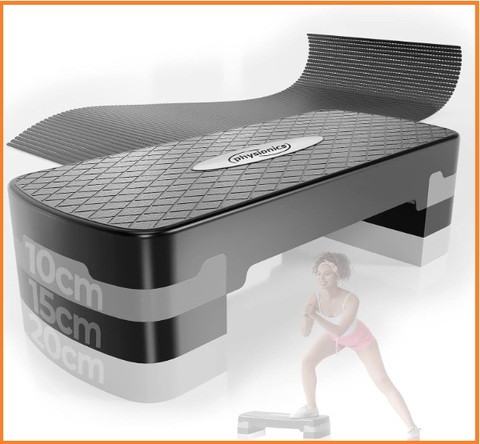 Pedana step fitness con tappetino