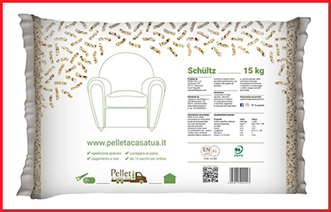 Pellet abete bianco 15 kg | Grandi Sconti | Stufe e Pellet Faggio o Abete