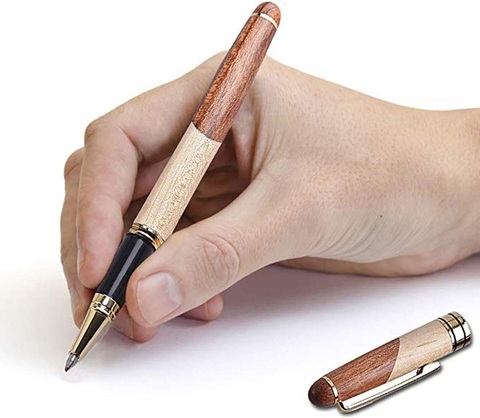 Penna A Sfera In Legno Personalizzata