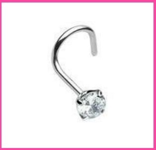 Piercing nasale con brillantino in acciaio | Grandi Sconti | Dove comprare piercing online