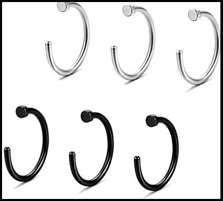 Piercing anelli naso in titanio | Grandi Sconti | Dove comprare piercing online