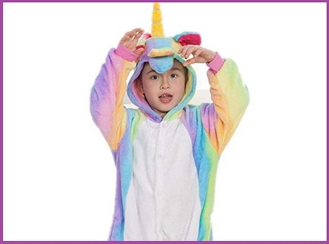 Pigiami Bambini Interi Arcobaleno