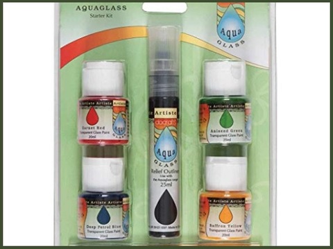 Pittura su vetro kit
