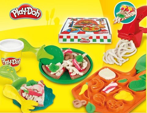 Play-doh pizza party