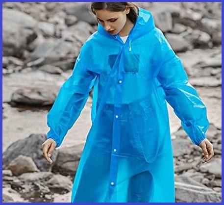 Poncho impermeabile uomo