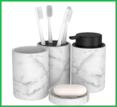 Porta sapone e spazzolino bagno