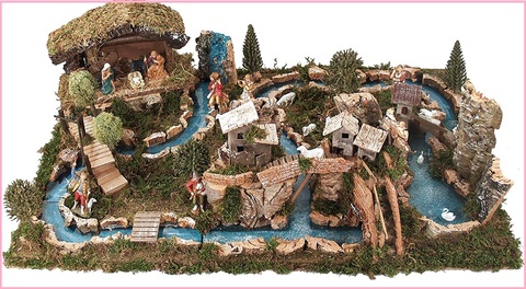 Presepe Paesaggio Completo