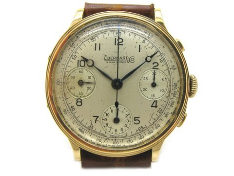 Eberhard triple register monopusher chronograph vintage | Grandi Sconti | Preziosi Gioielleria Orologeria specializzata nella compravendita di orologi usati e gioielli d'epoca. Paghiamo subito in contanti.