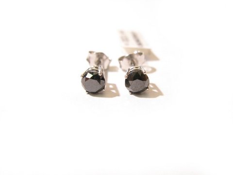 Orecchini diamante nero