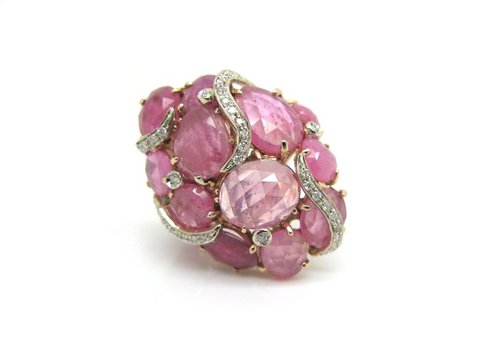 Anello Con Rubellite
