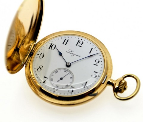 Longines Savonette Epoca In Oro Giallo 18 Kt Tasca