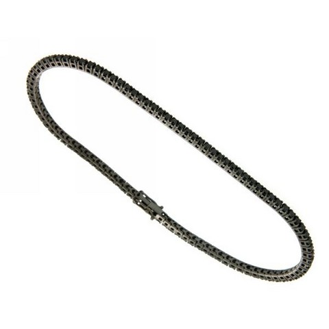 Bracciale tennis diamanti neri