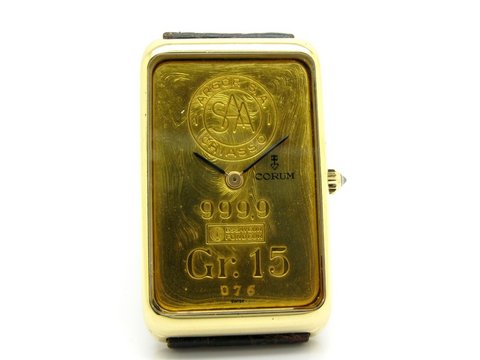 Corum lingotto oro puro 15 gr da collezione | Grandi Sconti | Preziosi Gioielleria Orologeria specializzata nella compravendita di orologi usati e gioielli d'epoca. Paghiamo subito in contanti.