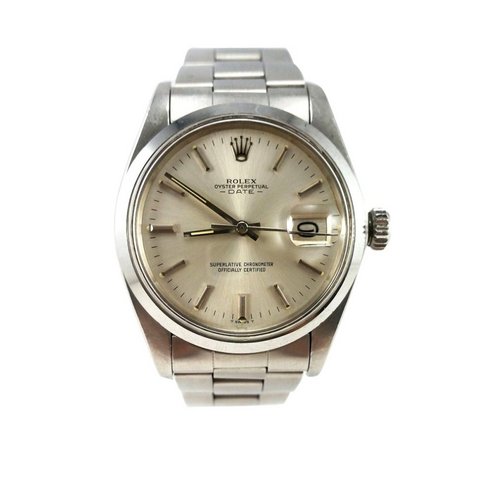 Rolex " Date " Ref. 1500 In Acciaio -- Lugano