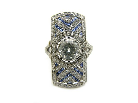 Anello epoca " art deco'" anni '30 lugano gioielli vintage | Grandi Sconti | Preziosi Gioielleria Orologeria specializzata nella compravendita di orologi usati e gioielli d'epoca. Paghiamo subito in contanti.