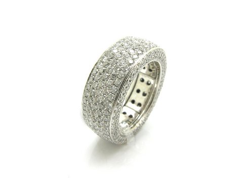 Anello eternity full pavè diamanti
