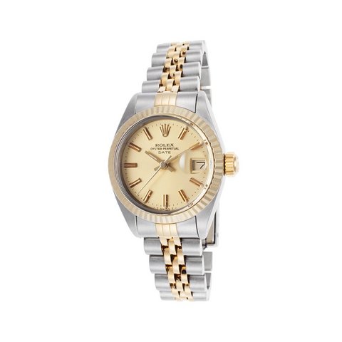 Rolex " date " lady ref. 6917 in acciaio e oro