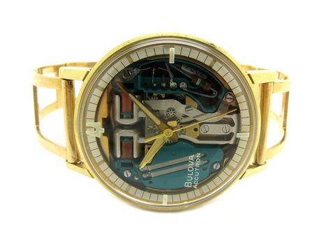 Bulova  " Accutron " Spaceview Del 1964 -m4 Lugano