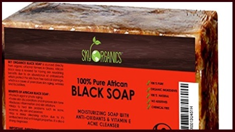 Sapone nero africano bio