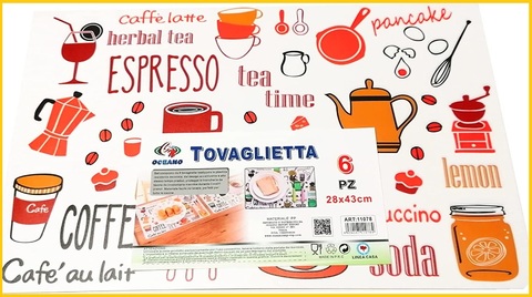 Tovagliette colazione plastica | Grandi Sconti | Tovagliette personalizzate