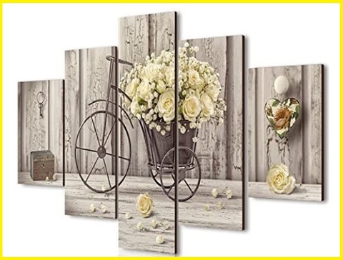 Quadro soggiorno shabby