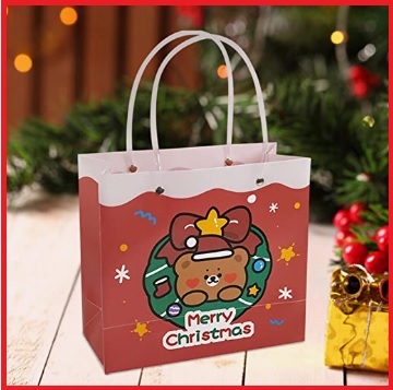 Portaoggetti Borsa Regalo Natalizia