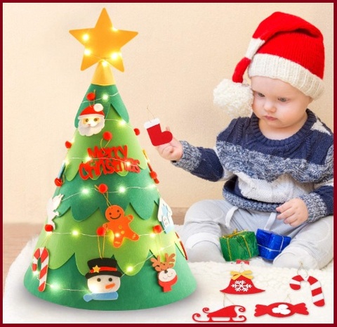 Kit alberi di natale 3d per bambini