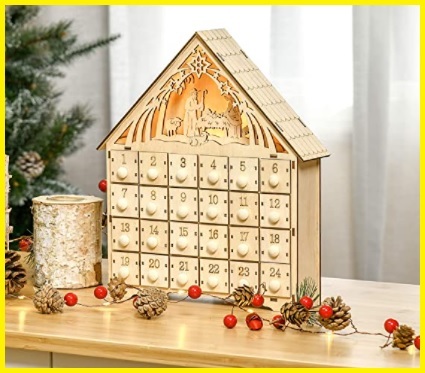 Calendario Natalizio Con Luci
