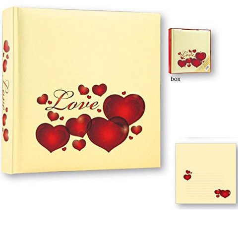 San valentino con scritta love 30 fogli 24 x 24 portafoto