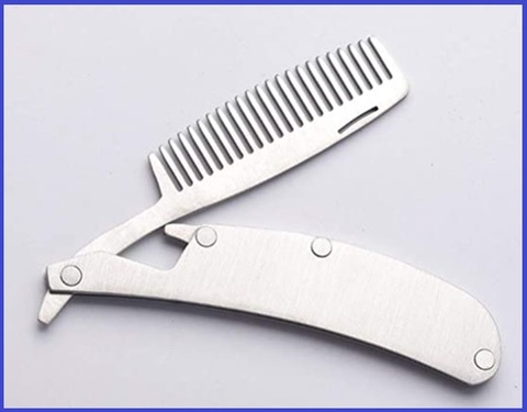 Pettine Barba In Acciaio