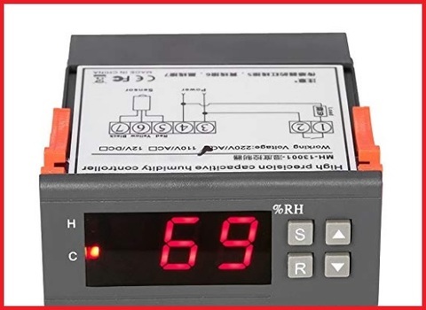 Regolatore Umidità Digitale Con Display Led