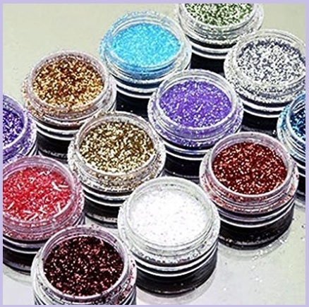 Glitter per unghie in polvere