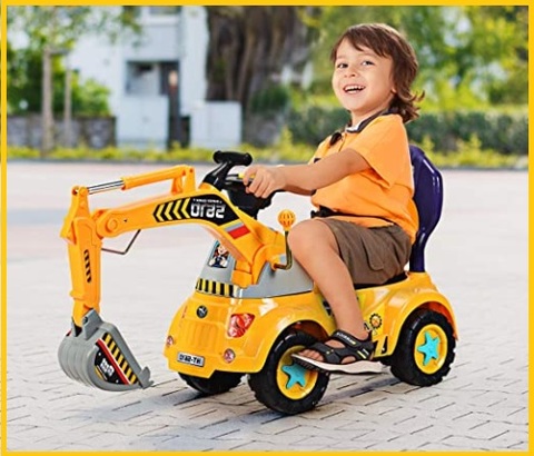 Ruspa per bambini cavalcabile