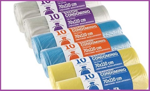 Sacchetti per spazzatura differenziata