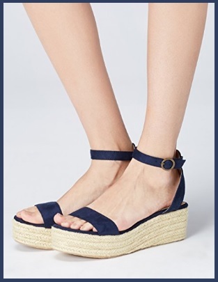 Sandali Con Zeppa Espadrillas