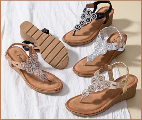 Sandali per bambina con gioielli