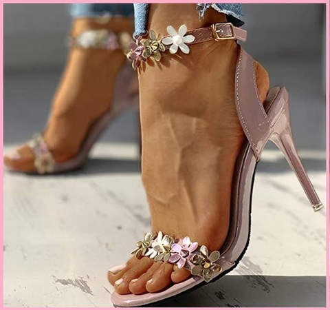 Sandalo con tacco e gioielli | Grandi Sconti | Sandali Gioiello