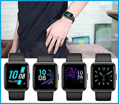 Smartwatch con saturimetro smartphone