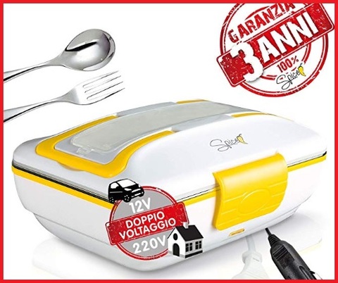 Scaldavivande Con Posate Doppio Voltaggio
