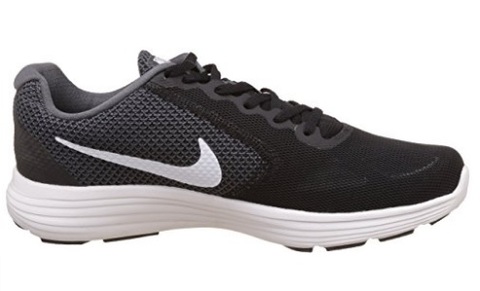 Scarpe nike revolution running nere e grigie uomo