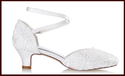 Scarpe sposa comode avorio