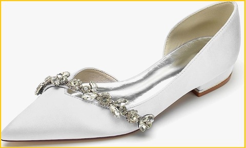 Ballerine da sposa raso | Grandi Sconti | scarpe per sposa