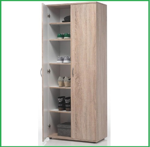 Scarpiera Armadio Legno Marrone