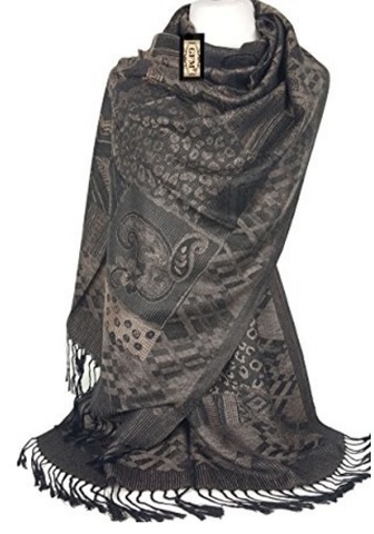 Pashmina alla moda mosaico fashion con frange | Grandi Sconti | Abbigliamento foulard, scialli, stole, sciarpe